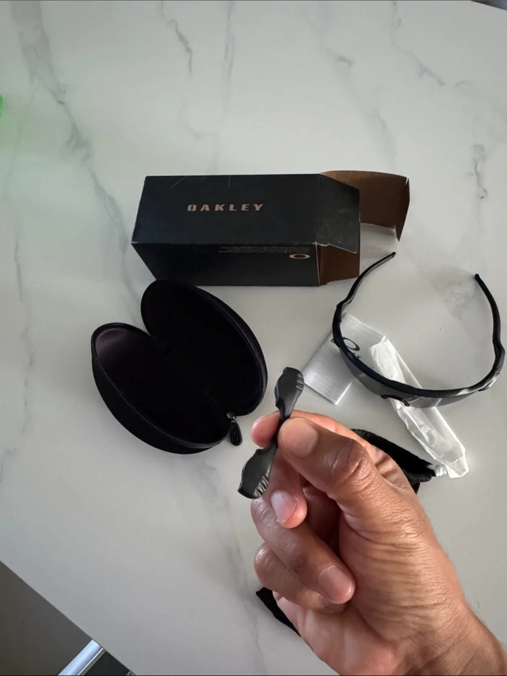 Radar® EV Path® Oakley Black Sunglasses with Gray Mirrored Lens